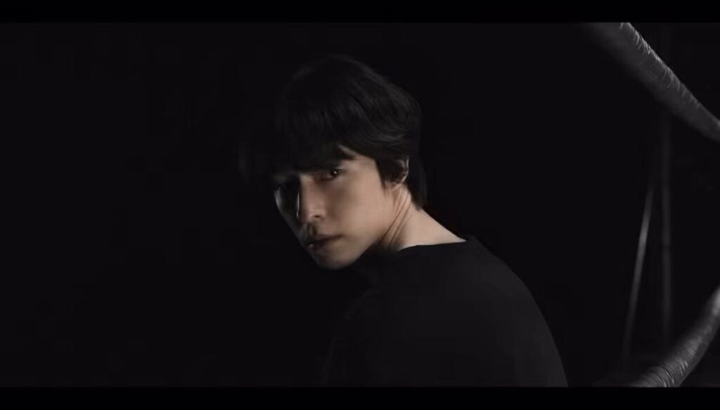"Beom-seok in the black sweater during the boxing ring dream sequence - the same clothes he wore when attacking Su-ho, suggesting he's been trapped in that moment of realization ever since. Source: Weak Hero Class 2, Wavve/Netflix"