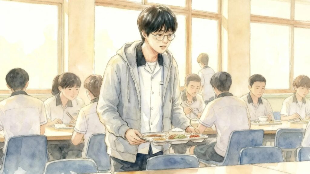 Hong Kyung as Oh Beomseok deleted cafeteria dialogue